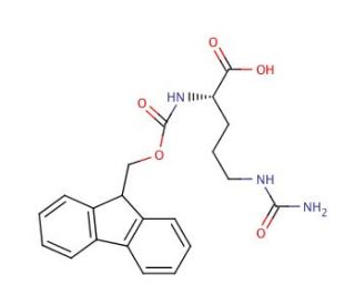 Fmoc-Cit-OH (CAS 133174-15-9) - chemical structure image