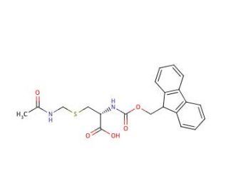 Fmoc-Cys(Acm)-OH (CAS 86060-81-3) - chemical structure image
