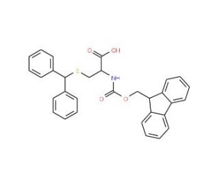 Fmoc-Cys(Dpm)-OH (CAS 247595-29-5) - chemical structure image