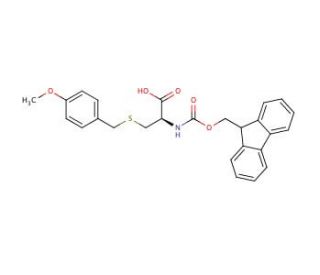 Fmoc-Cys(pMeBzl)-OH (CAS 141892-41-3) - chemical structure image