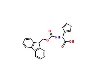 Fmoc-D-(3-thienyl)glycine - chemical structure image