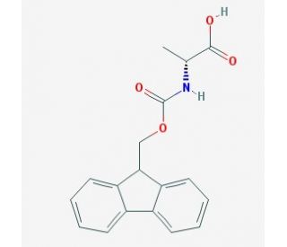 Fmoc-D-Ala-OH (CAS 79990-15-1) - chemical structure image