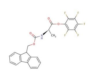 Fmoc-D-Ala-OPfp (CAS 125043-04-1) - chemical structure image