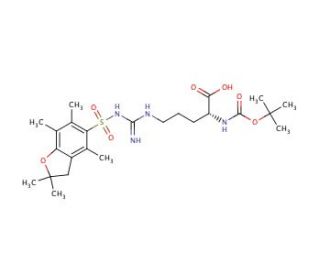 Fmoc-D-Arg(Pbf)-OH (CAS 187618-60-6) - chemical structure image
