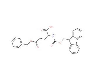 Fmoc-D-Glu(Bzl)-OH (CAS 104091-11-4) - chemical structure image