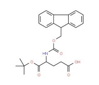 Fmoc-D-Glu-OtBu (CAS 109745-15-5) - chemical structure image
