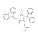 Fmoc-D-glutamic acid alpha-9-fluorenylmethyl ester (CAS 252049-17-5) - chemical structure image