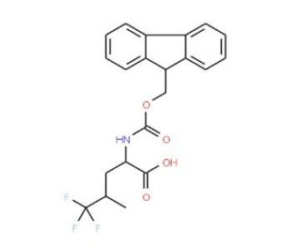 Fmoc-D,L-5,5,5-trifluoroleucine (CAS 777946-04-0) - chemical structure image