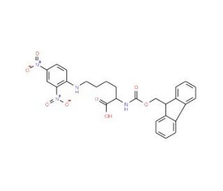 Fmoc-D-Lys(Dnp)-OH (CAS 269061-41-8) - chemical structure image