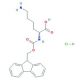 Fmoc-D-Lys-OH Hydrochloride (CAS 201002-47-3) - chemical structure image