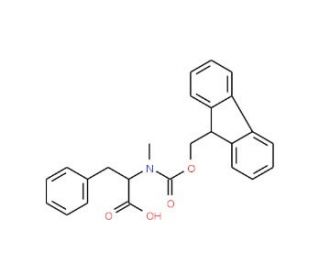 Fmoc-D-MePhe-OH (CAS 138775-05-0) - chemical structure image