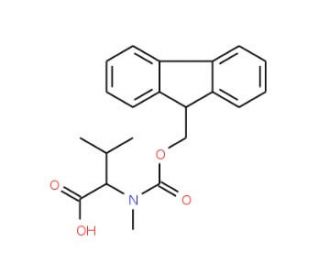 Fmoc-D-MeVal-OH (CAS 103478-58-6) - chemical structure image