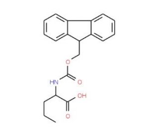 Fmoc-D-norvaline (CAS 144701-24-6) - chemical structure image
