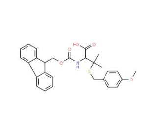 Fmoc-D-Pen(pMeOBzl)-OH - chemical structure image