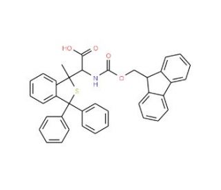 Fmoc-D-Pen(Trt)-OH (CAS 201532-01-6) - chemical structure image