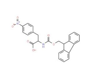 Fmoc-D-Phe(4-NO2)-OH (CAS 177966-63-1) - chemical structure image