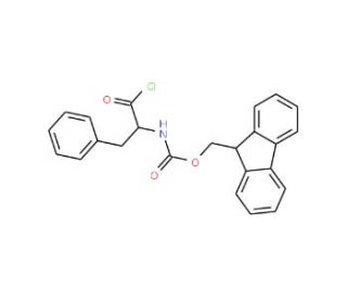 Fmoc-D-phenylalanyl chloride (CAS 103321-58-0) - chemical structure image