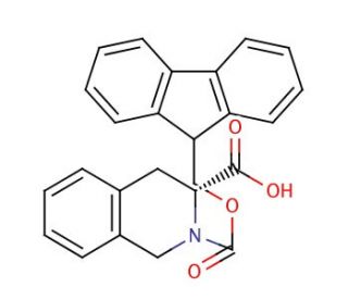 Fmoc-D-Tic-OH (CAS 130309-33-0) - chemical structure image