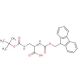 Fmoc-Dap(Boc)-OH (CAS 162558-25-0) - chemical structure image