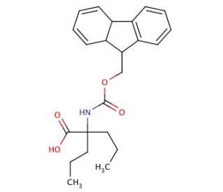 Fmoc-di-n-propylglycine (CAS 218926-47-7) - chemical structure image