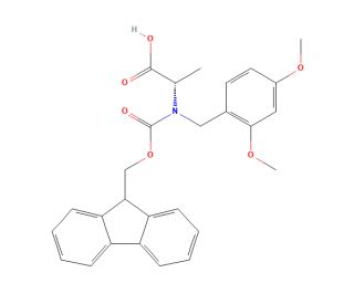 Fmoc-(Dmb)Ala-OH (CAS 1425938-66-4) - chemical structure image