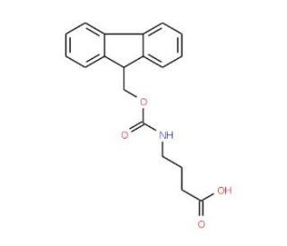 Fmoc-GABA-OH (CAS 116821-47-7) - chemical structure image