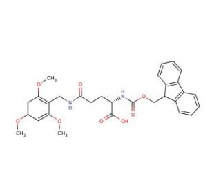 Fmoc-Gln(Tmob)-OH (CAS 120658-64-2) - chemical structure image