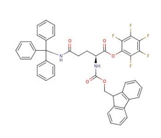 Fmoc-Gln(Trt)-OPfp (CAS 132388-65-9) - chemical structure image