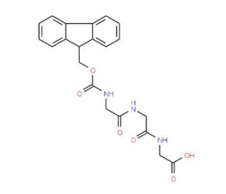 Fmoc-Gly-Gly-Gly-OH (CAS 170941-79-4) - chemical structure image