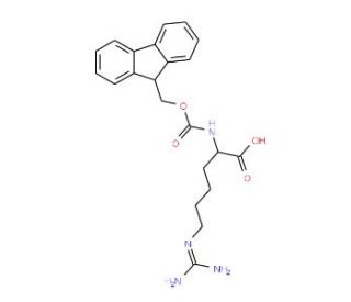 Fmoc-homoarginine (CAS 776277-76-0) - chemical structure image