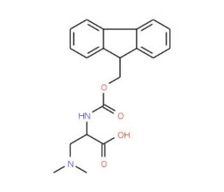 Fmoc-L-2-amino-3-(dimethylamino)-propionic acid - chemical structure image
