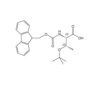 Fmoc-L-allo-Thr(tBu)-OH (CAS 201481-37-0) - chemical structure image