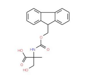 Fmoc-L-alpha-methylserine - chemical structure image