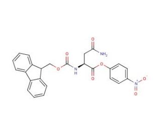 Fmoc-L-asparagine 4-nitrophenyl ester (CAS 71989-17-8) - chemical structure image