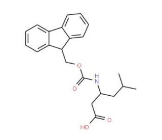 Fmoc-L-beta-HLeu-OH (CAS 193887-44-4) - chemical structure image