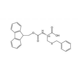 Fmoc-L-Cys(Bzl)-OH (CAS 53298-33-2) - chemical structure image