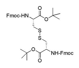 (Fmoc-L-Cys-OtBu)2 (CAS 139592-37-3) - chemical structure image