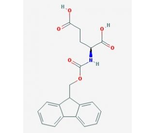 Fmoc-L-Glu-OH (CAS 121343-82-6) - chemical structure image
