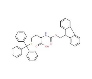 Fmoc-L-HCys(Trt)-OH (CAS 167015-23-8) - chemical structure image