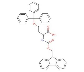 Fmoc-L-Hse(Trt)-OH (CAS 111061-55-3) - chemical structure image