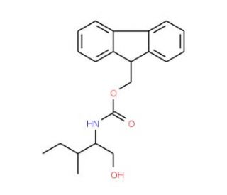 Fmoc-L-Isoleucinol (CAS 133565-46-5) - chemical structure image