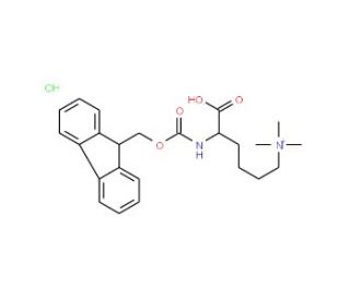 Fmoc-L-Lys(Me3)-OH*Cl (CAS 201004-29-7) - chemical structure image