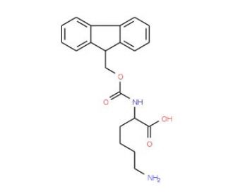 Fmoc-L-Lys-OH (CAS 105047-45-8) - chemical structure image