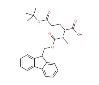 Fmoc-L-MeGlu(tBu)-OH (CAS 200616-40-6) - chemical structure image