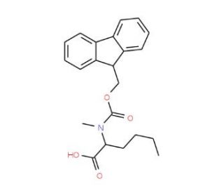 Fmoc-L-MeNle-OH (CAS 112883-42-8) - chemical structure image