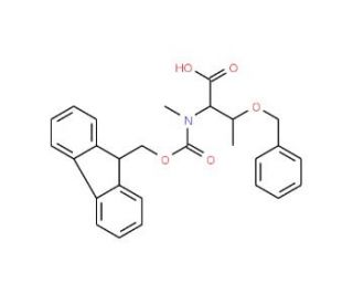 Fmoc-L-MeThr(Bzl)-OH (CAS 198561-81-8) - chemical structure image