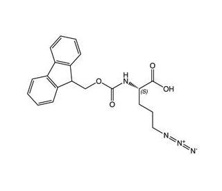 Fmoc-L-Orn(N3)-OH (CAS 1097192-04-5) - chemical structure image