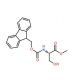 Fmoc-L-serine methyl ester (CAS 82911-78-2) - chemical structure image