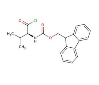Fmoc-L-valinyl Chloride (CAS 103321-53-5) - chemical structure image