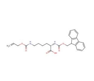 Fmoc-Lys(Alloc)-OH (CAS 146982-27-6) - chemical structure image